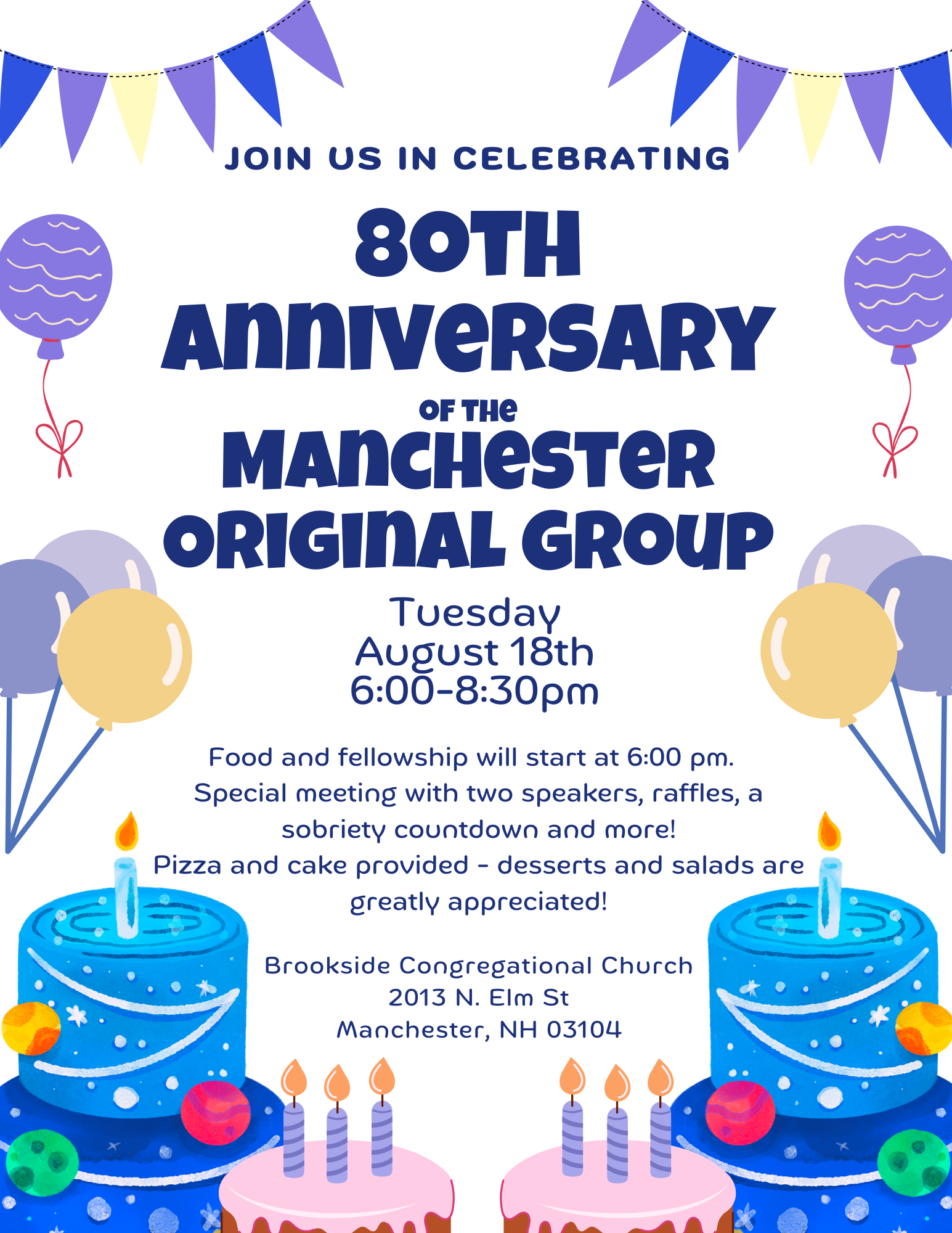 MOG 80th Anniversary Flyer